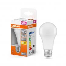 OSRAM LED Glühbirne mattiert E27 10W wie 75W warmweiße Wohnbeleuchtung